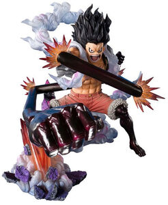 Tamashii Nations - One Piece - Figuarts ZERO - Luffy Gear 4 Snake Man King Cobra Statue 