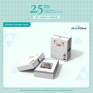Blue Archive 2.5th Anniversay - Air Kit Album - incl. 28pg Photobook, 4pc Photocard(B) Set, Photocard L Holder, LD Acrylic Stand + Special Item Coupon [Import]