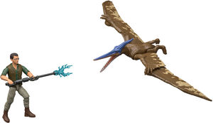 Mattel - Jurassic World: Rebirth Dr. Henry Loomis & Pteranodon Action Figure 2-Pack