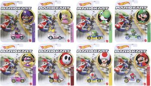 Mattel - Hot Wheels 1:64 Mario Kart 8-Piece T Assortment 