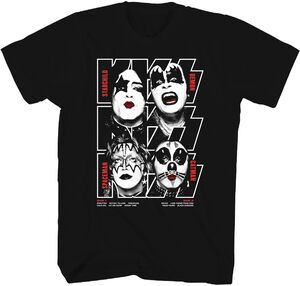 Kiss - Debut Album Cover T-Shirt - 2XL Black 38101114A5