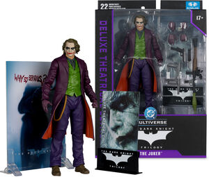McFarlane - DC Multiverse - The Dark Knight - 7" The Joker Action Figure (Deluxe Theatrical Edition) 