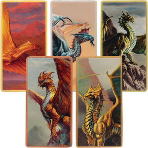 Dungeons & Dragons Metallic Dragons 5 Piece Ingot Set 