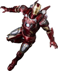 Threezero - Marvel: The Infinity Saga - DLX - Iron Man Mark 7 (Battle Damaged) Action Figure 