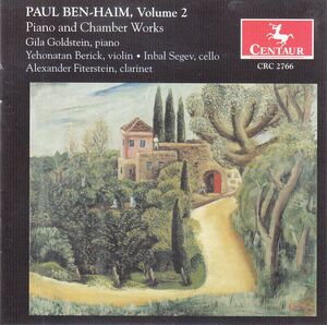 Piano & Chamber Works 2 , Gila Goldstein