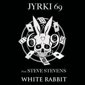 White Rabbit - Black/ white Splatter