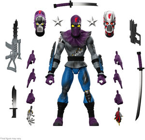 TMNT ULTIMATES! WV11 FOOT SOLDIER (BATTLE DAMAGED)