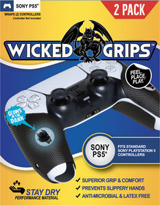PlayStation 5 Accessory:  Wicked Grips Controller Grip 2 Pack 