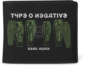Rocksax - Type O Negative - Dead Again - Wallet with Coin Pocket (Black)