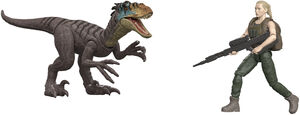 Mattel - Jurassic World: Rebirth Zora Bennett & Velociraptor Action Figure 2-Pack
