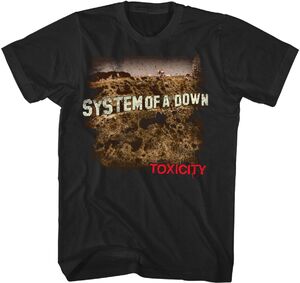 System of a Down - Toxicity T-Shirt - Medium Black 19SOA036A2 