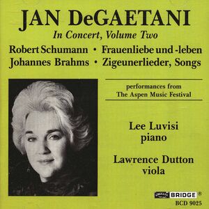 Jan Degaetani in Concert 2 , Jan DeGaetani