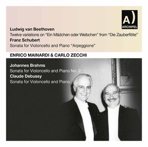 Shubert, Beethoven, Brahms, Debussy , Enrico Mainardi