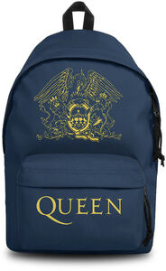 Rocksax - Queen - Royal Crest Logo - Daypack with Laptop Pocket (Black) 
