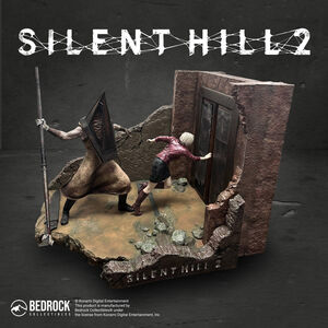 Bedrock Collectibles - Silent Hill 2 - Pyramid Head & Maria Elevator Chase Statue