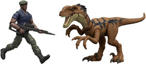 Mattel - Jurassic World: Rebirth Duncan Kincaid & Velociraptor Action Figure 2-Pack