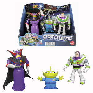 Mattel - Disney/Pixar Storytellers Toy Story Buzz, Zurg, Alien 3-Pack