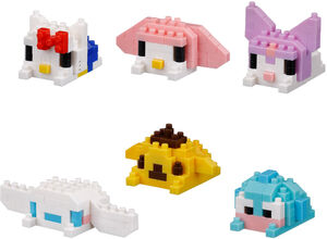 Nanoblock - Sanrio - Mininano Blind Box - Characters vol.3 Funyumaru 6ct PDQ 