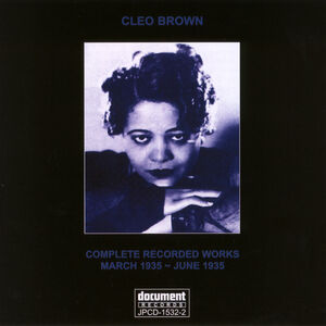 Complete Recorded Works March 1935 - June 1935 , Cleo Brown