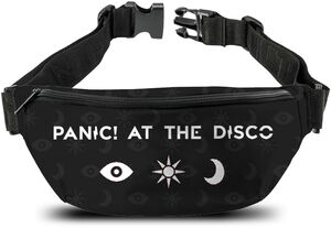 Rocksax - Panic! at The Disco - 3 Icons Logo - Bum Bag / Fanny Pack (Black)