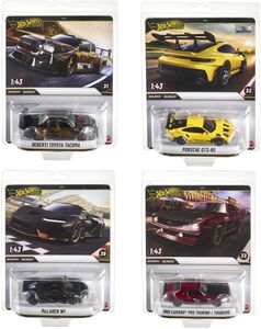 Mattel - Hot Wheels Premium 1:43 6-Piece K Assortment 