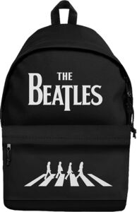 Rocksax - The Beatles - Abbey Road Logo - Daypack with Laptop Pocket (Black) (Black/ White) 