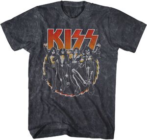 Kiss - Buzz T-Shirt - Medium Black Mineral Wash 38101116A2 
