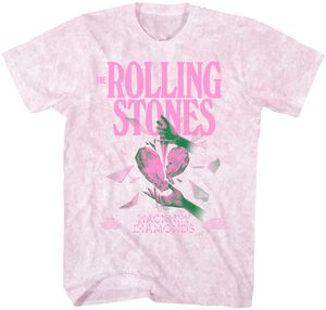 Rolling Stones - Hackney Diamonds T-Shirt - 2XL Pink Mineral Wash 31273052A5