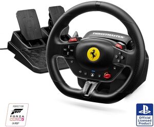 PlayStation 5 Accessory:  Racing Wheel - Thrustmaster T98 P Ferrari 296 GTB:  Officially Licensed by Sony 