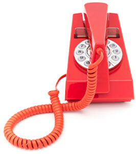 GPO Retro GPOTRMR Trim phone Desktop or Wall Mountable - Red 