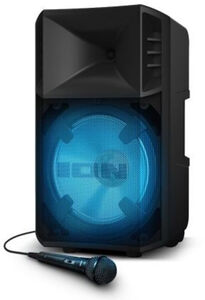 ION IPA118A Power Glow 300 Bluetooth 300 Watt Portable Speaker System (Black)