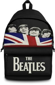 Rocksax - The Beatles - Let It Be Flag Logo - Daypack with Laptop Pocket (Black) 
