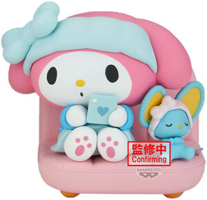 Banpresto Sanrio Characters Nakayoshi Memories Relaxing Time at Home My Melody Statue 