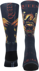 Perri's - Queen - Full Color Crest Dye Sublimation - Crew Socks