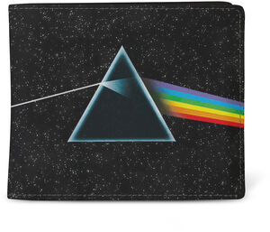 Rocksax - Pink Floyd - Dark Side of the Moon Logo - Wallet with Coin Pocket (Black) 