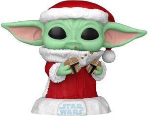 FUNKO POP! Star Wars: The Mandalorian Holiday S1 - Grogu 
