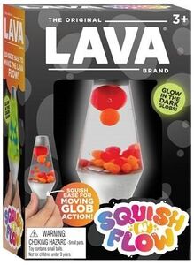 Lava® Lamp - Squish N' Flow Mini Lava Lamp - Glow in the Dark Lava - Assorted Colors