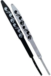 Axe Heaven Stevie Ray Vaughan SRV Musical Note White Mini Guitar Strap Replica GS-008 