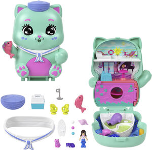 Mattel - Polly Pocket Pocket Set Sail Kitty Compact
