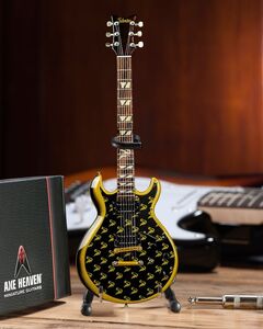 Axe Heaven Zacky Vengeance Living Dead Black Mini Guitar ZV-523
