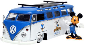 1:24 VW SURF BUS HWR W/  MICKEY FIG