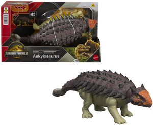 Mattel - Jurassic World: Rebirth Wild Roar Ankylosaurus