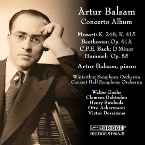Concerto Album , Artur Balsam