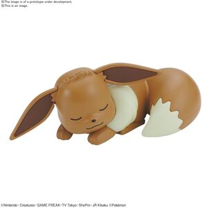 Bandai Hobby - Pokemon - Model Kit Quick!! - 07 Eevee (Sleeping Pose) 