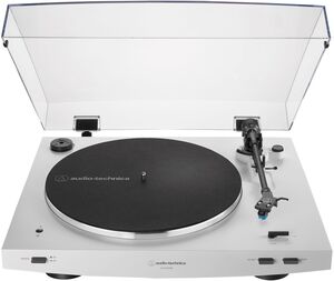 Audio Technica AT-LP3XBT-WH Bluetooth Turntable Belt Drive Fully Automatic 33/ 45 (White) 