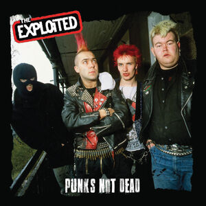 Punk's Not Dead - Red/ black Splatter