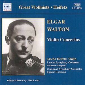 Plays Elgar/ Walton , Jascha Heifetz