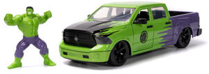 Jada Toys - 1:24 Marvel Avengers - Hollywood Rides - '14 Ram 1500 with Hulk Figure