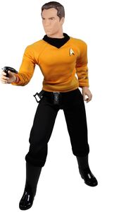 T3F STAR TREK: 14 CPT KIRK AUTOGRAPHED ACTION FIG