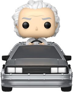 Funko POP! Rides Deluxe: Back to the Future - Doc with Time Machine